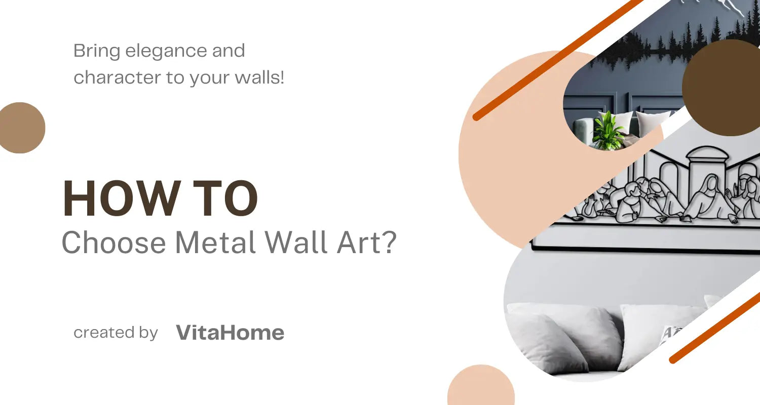 how to choose metal wall art post banner