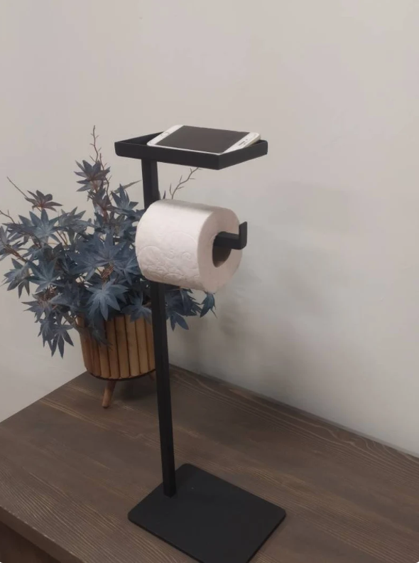 Floor Mounted Stand Paper Holder