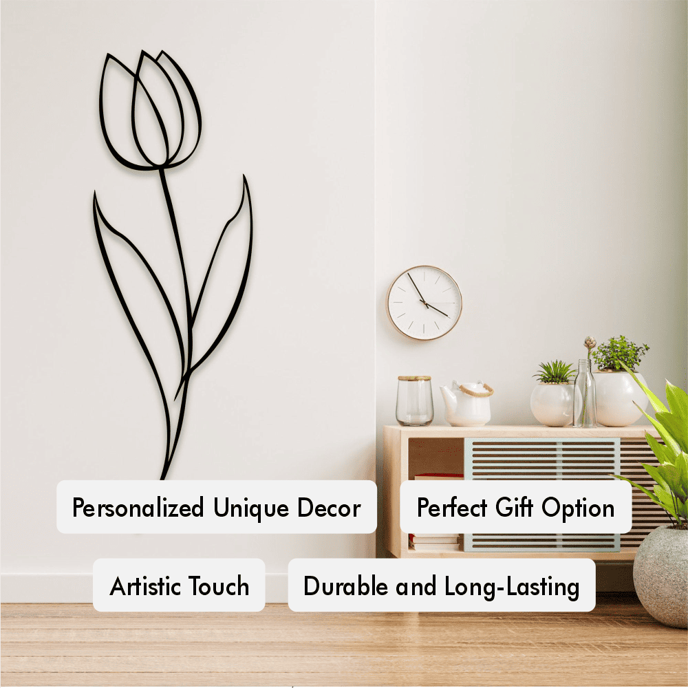 Floral Decor for Metal Wall Art