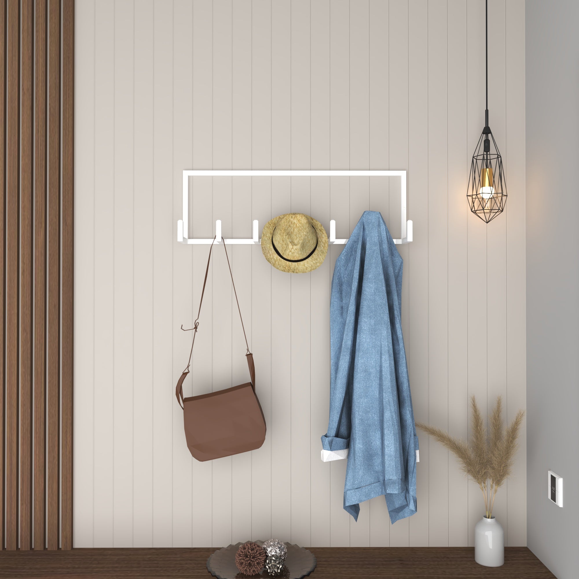 Handmade Minimalist Coat Rack