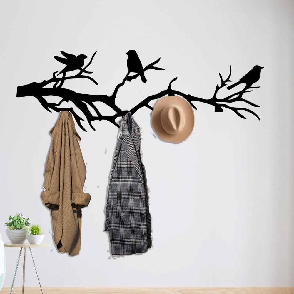 Birds on Tree Branch Coat Rack clothig rack
