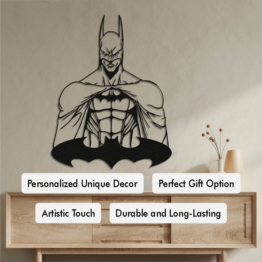 Metal Batman Decor