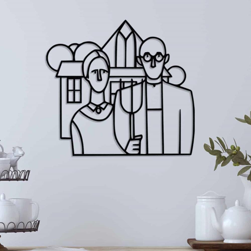 american gothic wall art realism movement