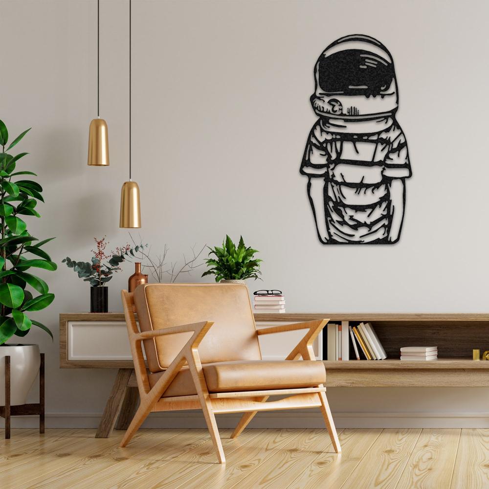 astronaut metal decor for wall art 2