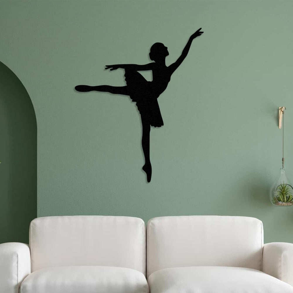 ballerina metal wall art greenwall
