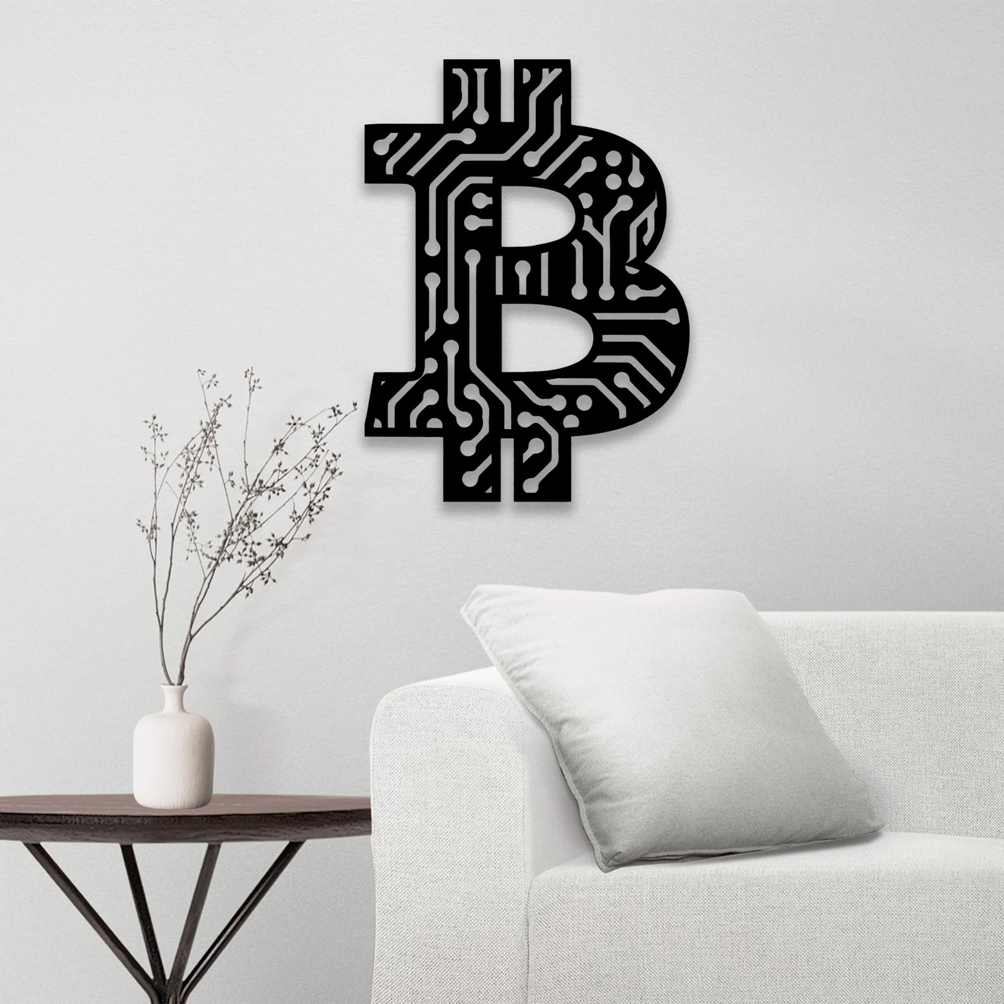 bitcoin crypto coin wall art 1