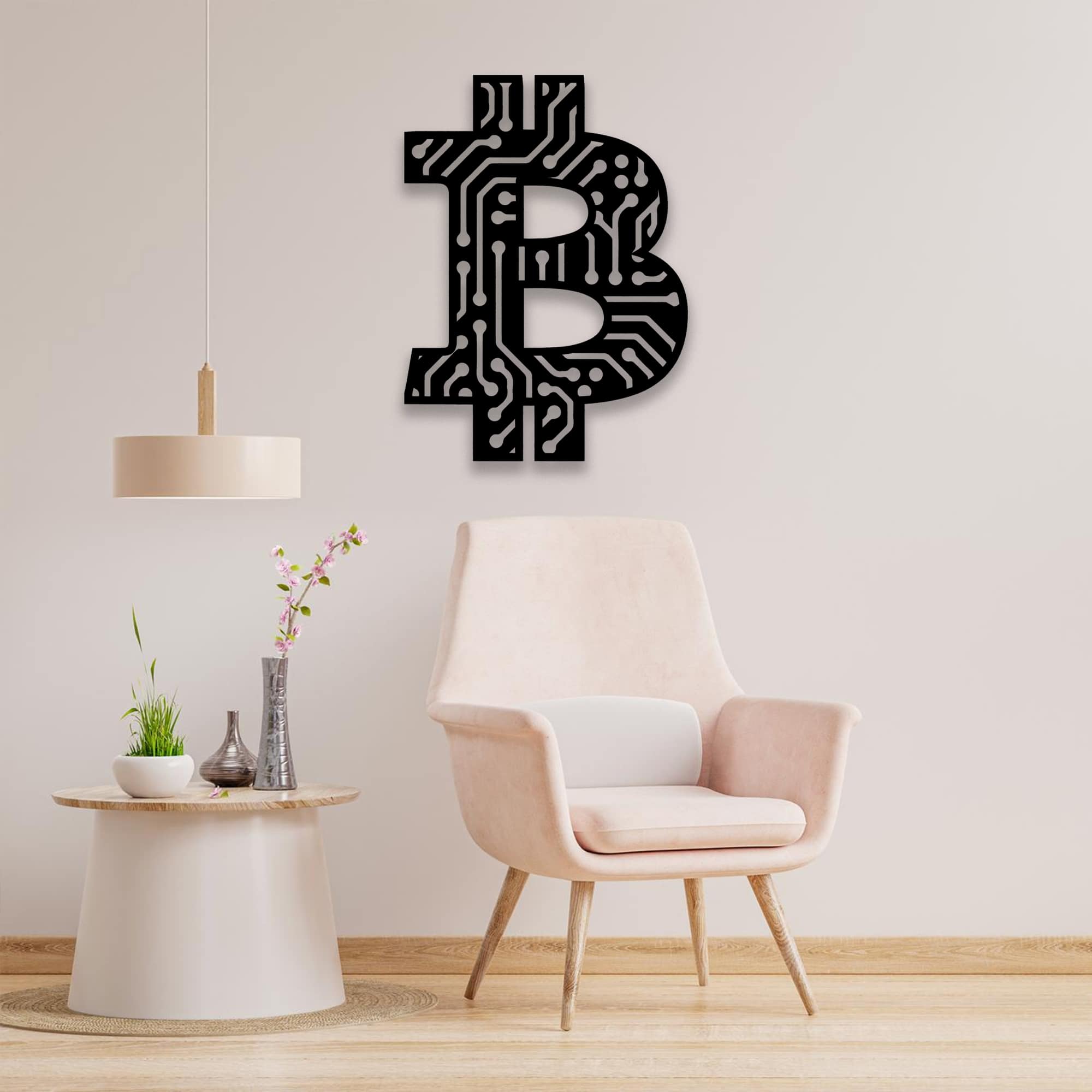 bitcoin crypto coin wall art 2