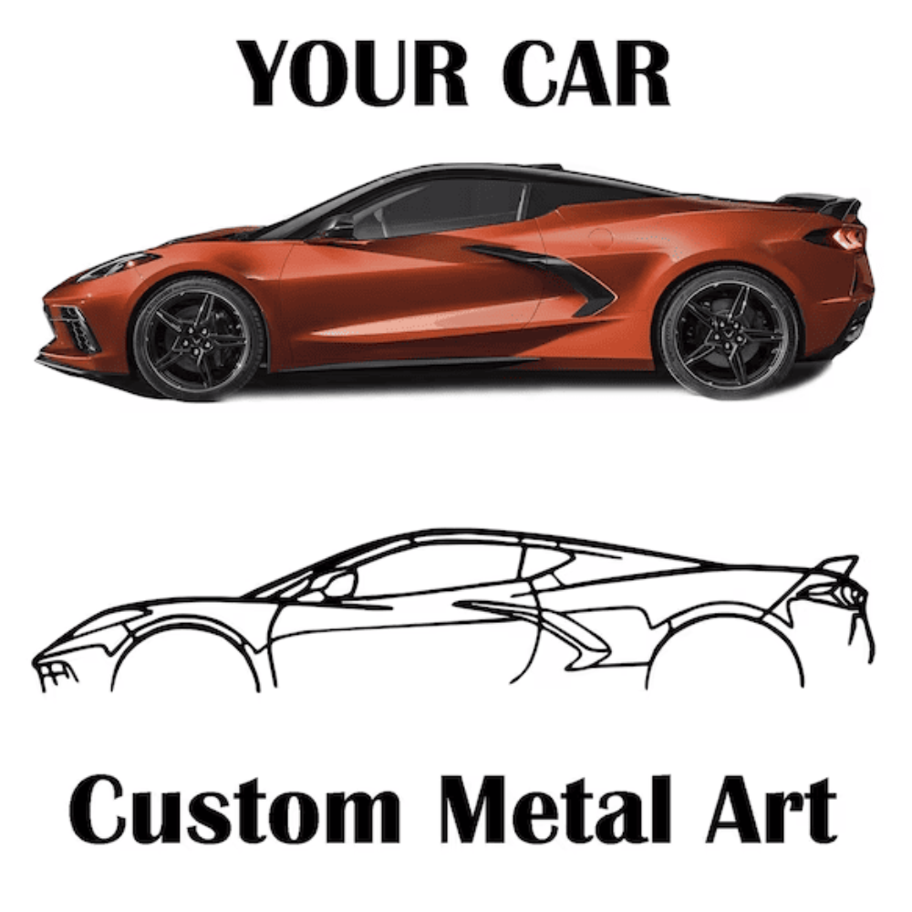 custom car silhouette decor 3