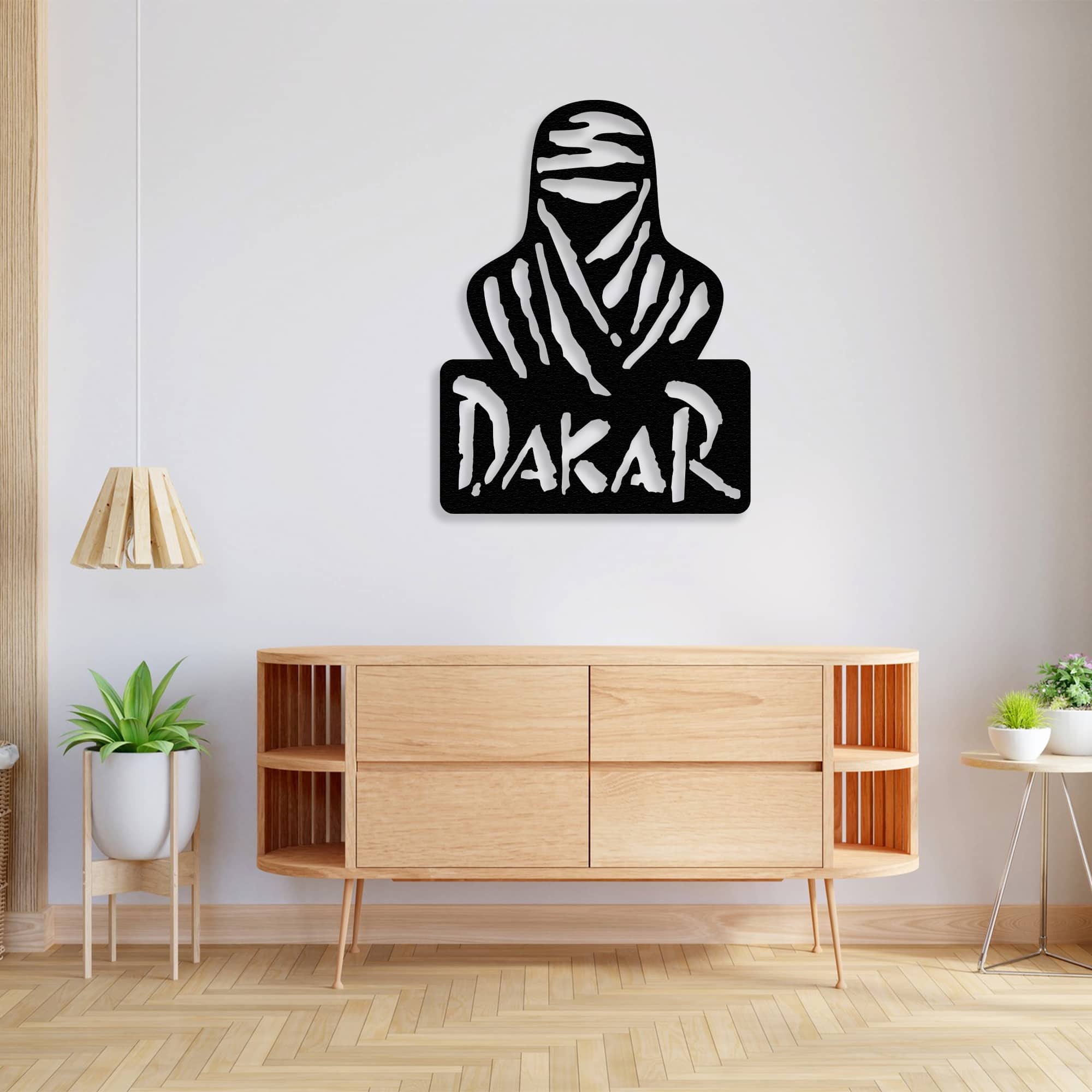 dakar rally metal wall art on the table 2