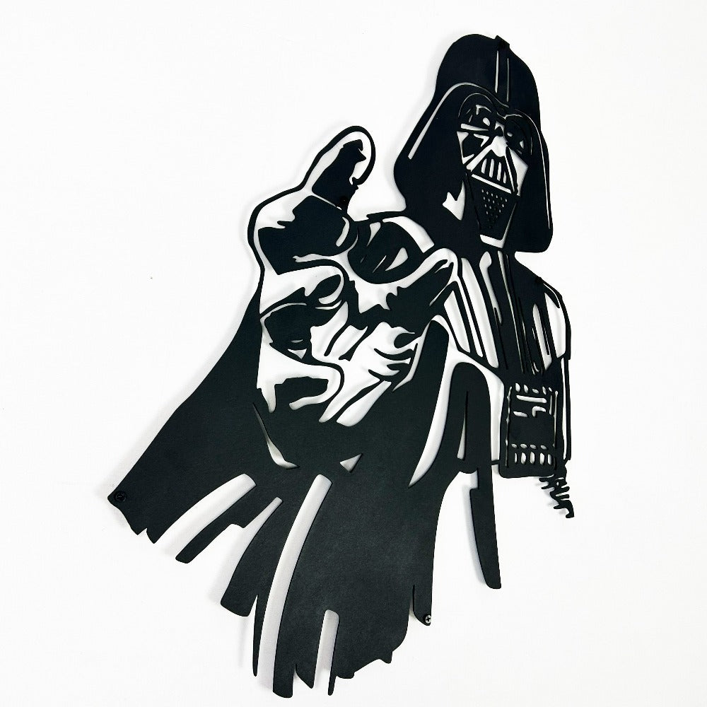 darth wader metal wall art 2