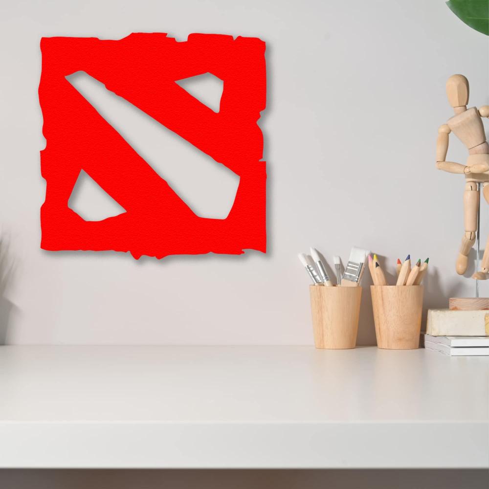 dota metal wall decor video game