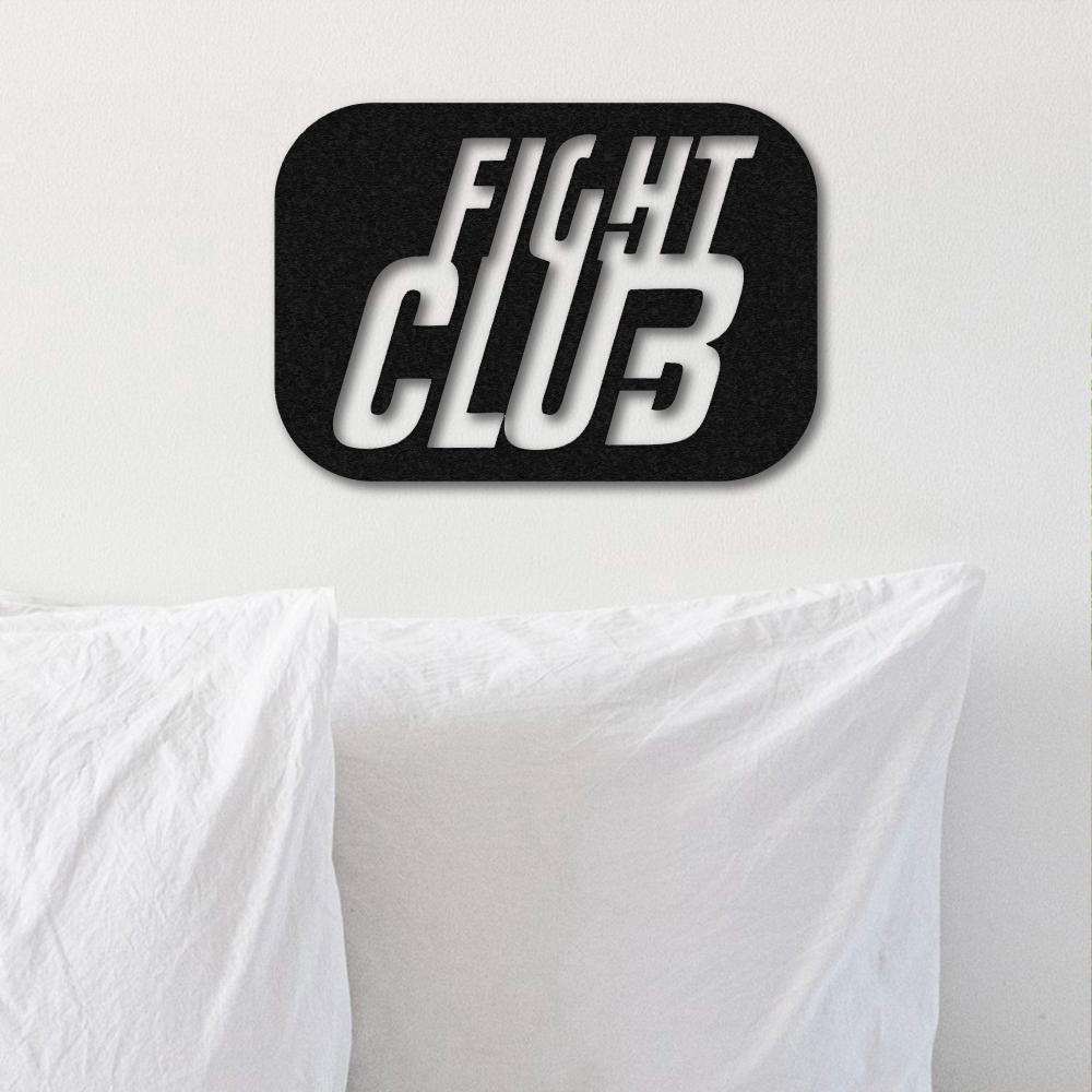 fight club soap metal wall art Chuck Palahniuk