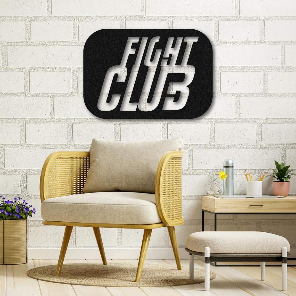 fight club soap metal wall art CutFilm