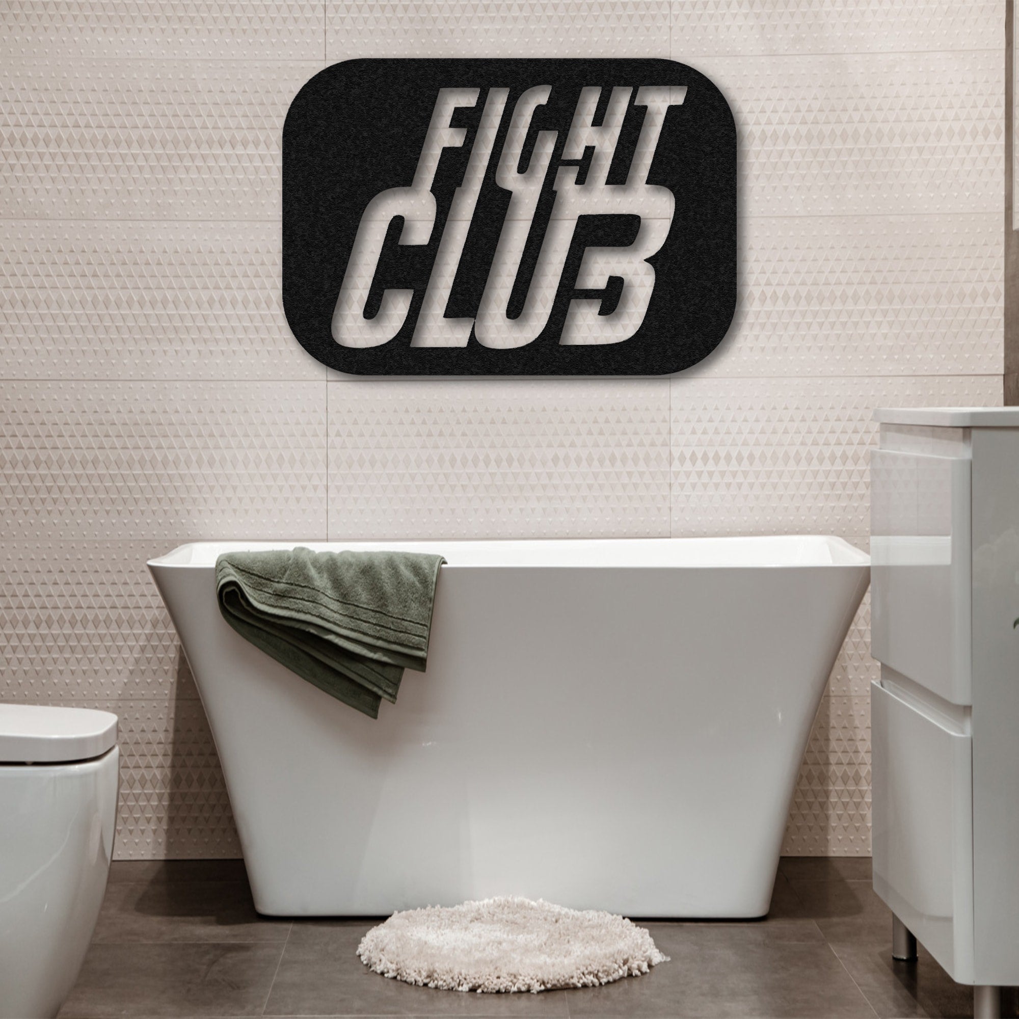 fight club soap metal wall art EdwardNorton