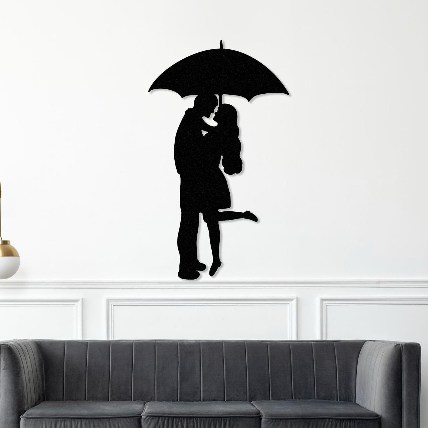 Couple on Rainy Day