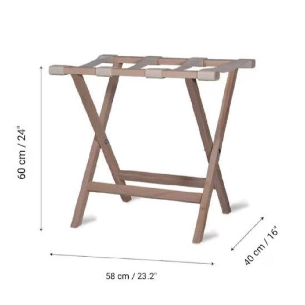 foldable luggage rack wooden home decor