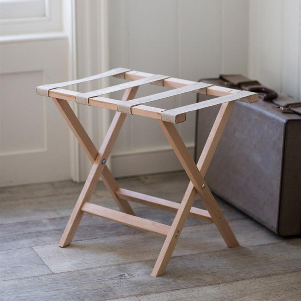 Foldable Wooden Luggage Rack