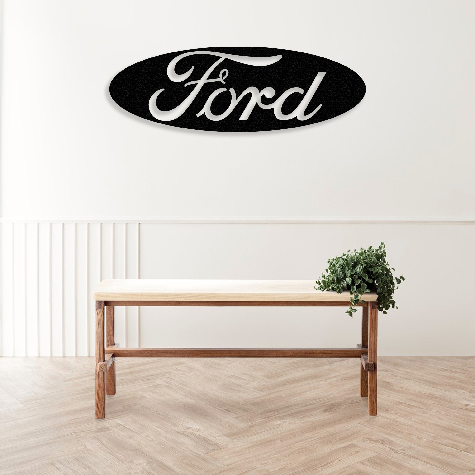ford logo metal wall art 2