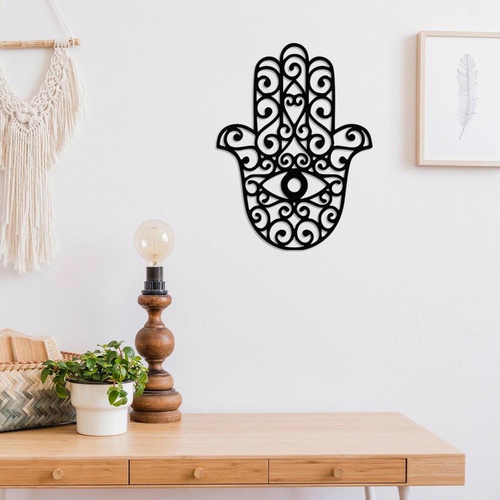 hamsa hand metal decor hand