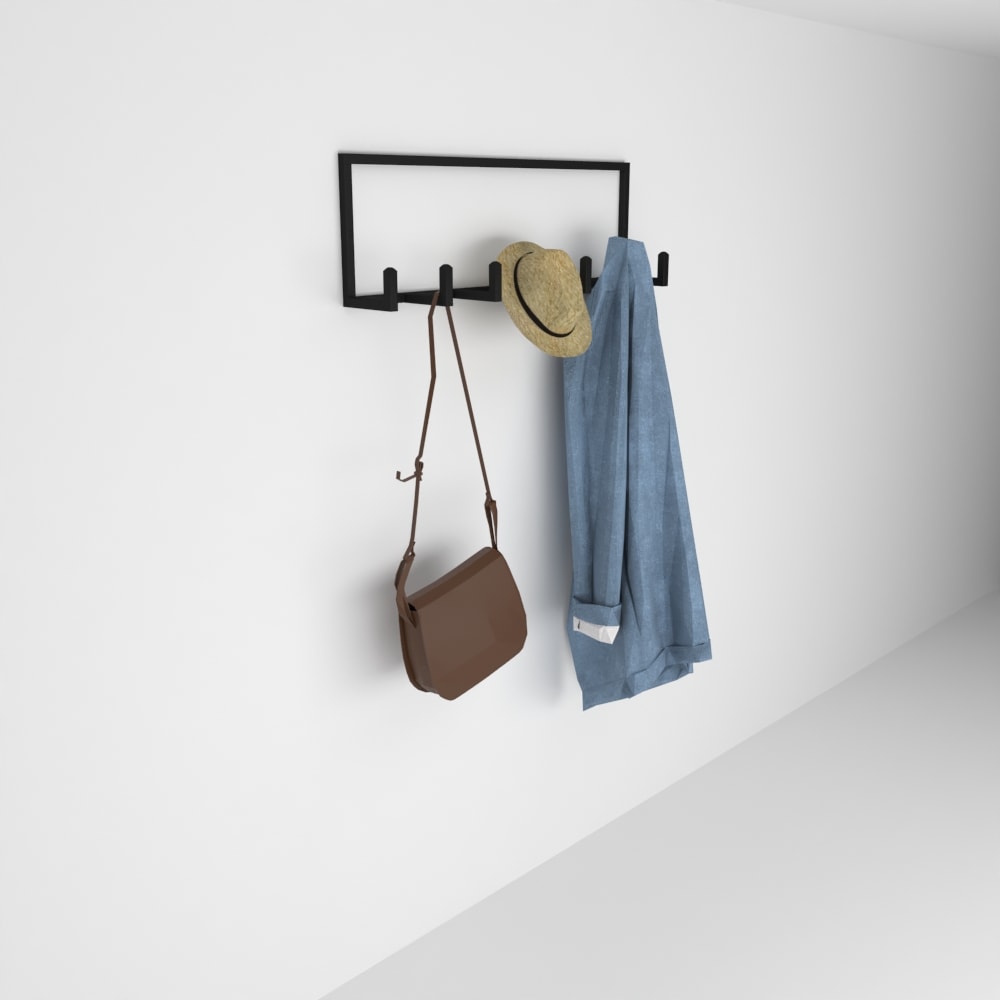 handmade minimalist coat rack