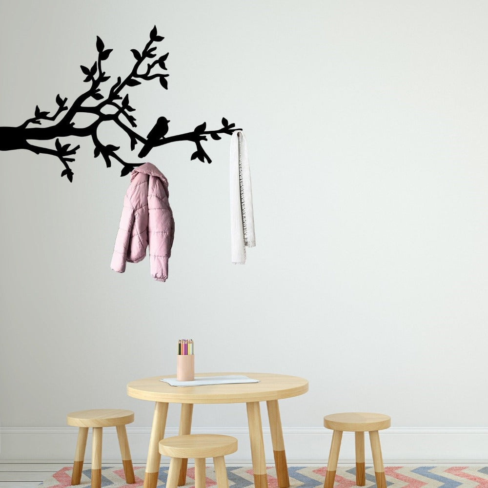 hanger with bird with chair