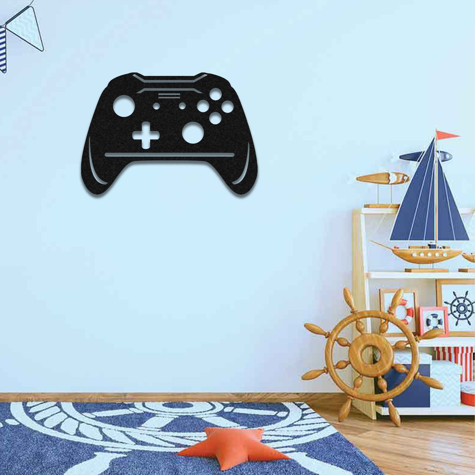 joy stick for gamer teenagers wall art video game