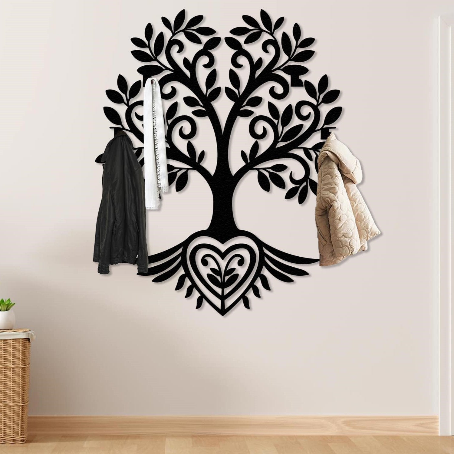 life tree hanger decor coat rack