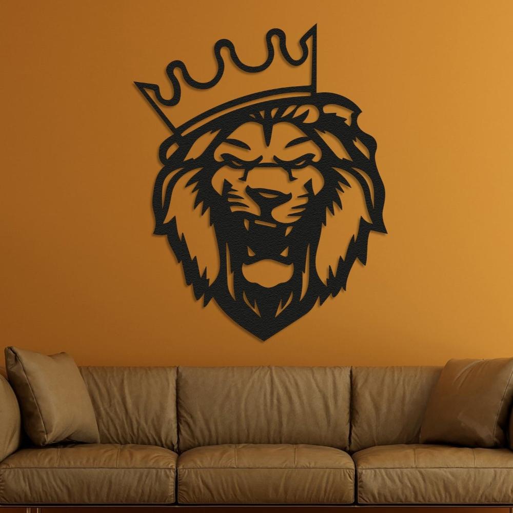 lion king wall art with orange