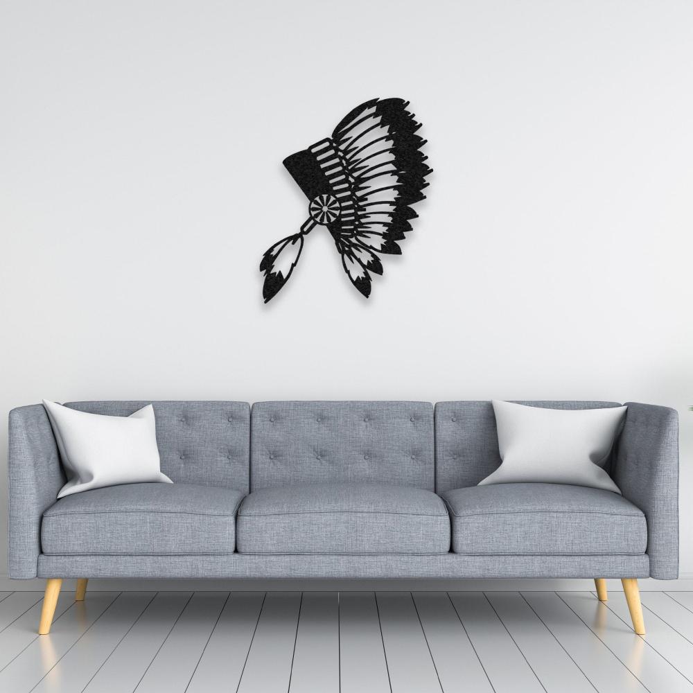 lonely indian metal wall art Freedom