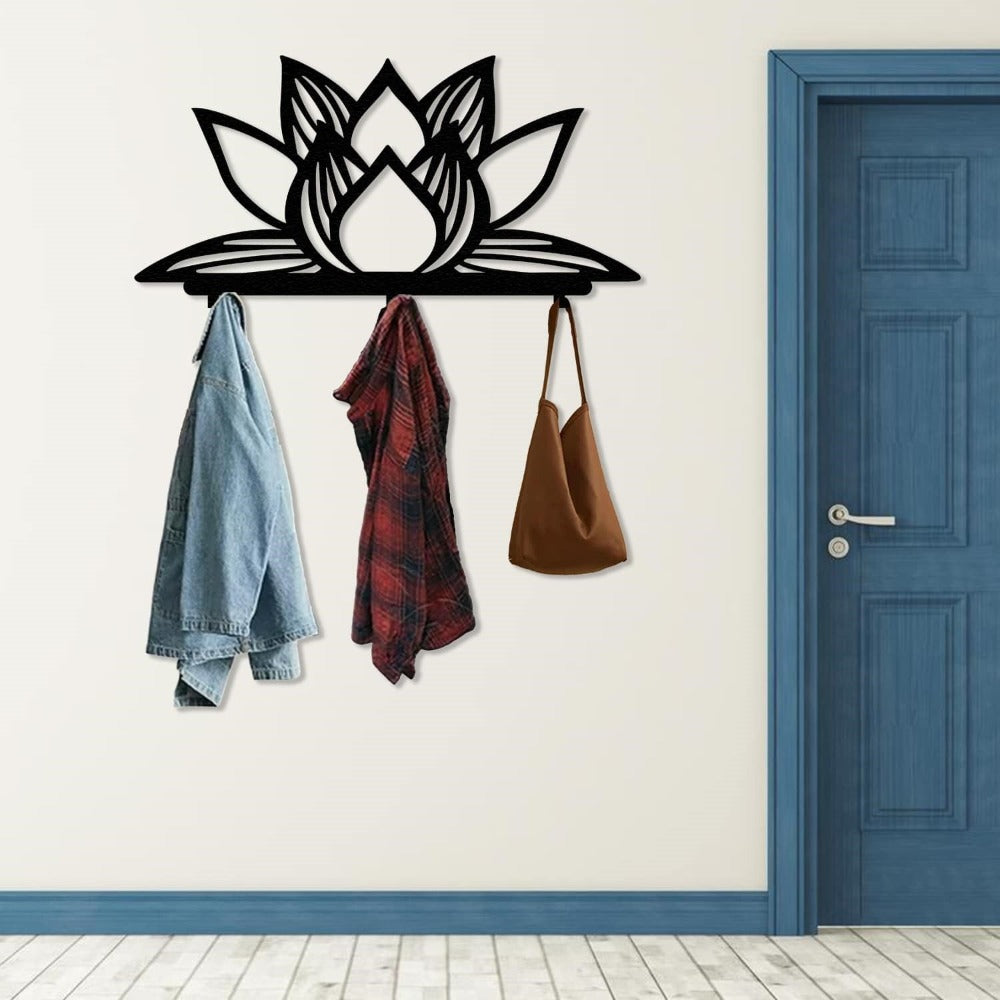 lotus flower metal hanger coat hanger