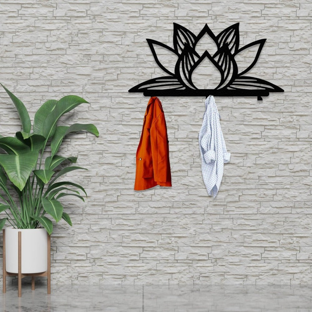 lotus flower metal hanger mandala art