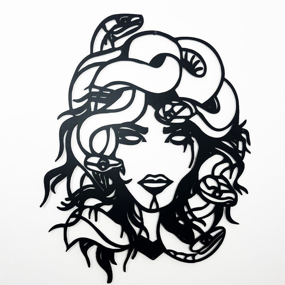 medusa metal wall art 1