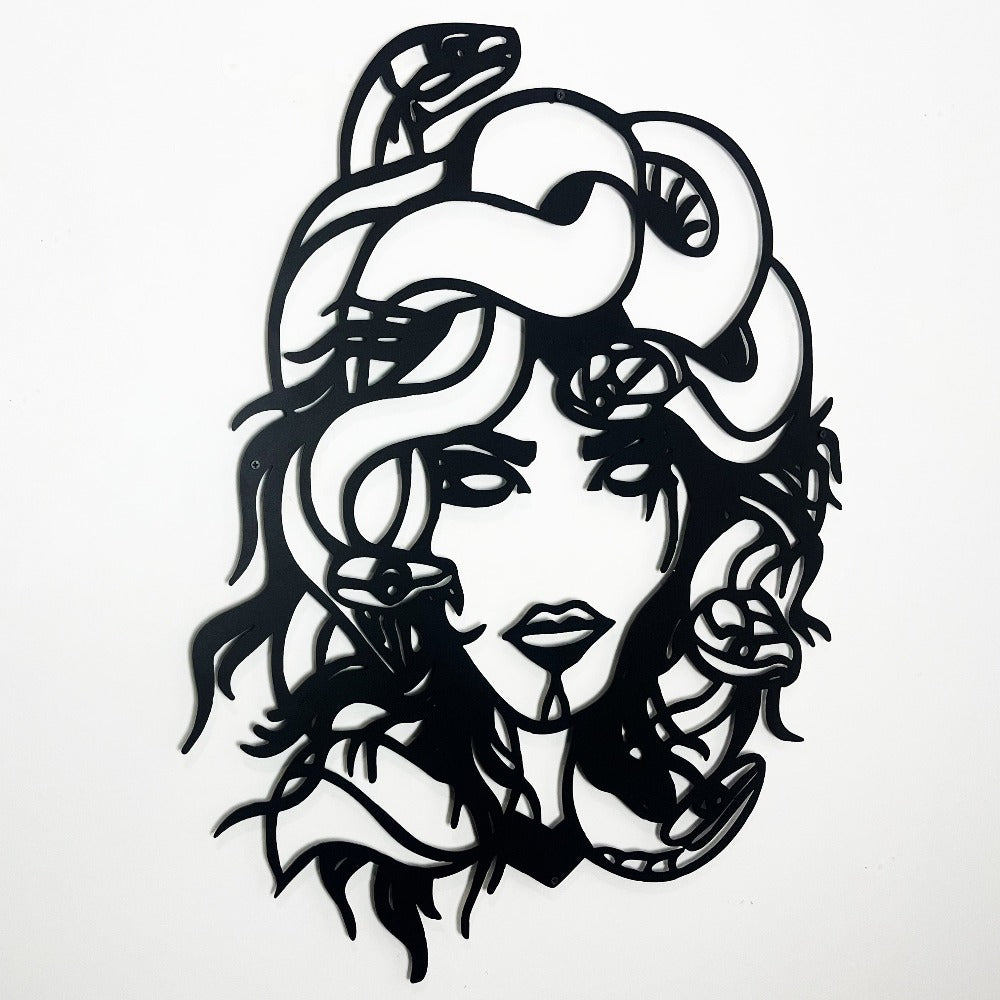 medusa metal wall art 3