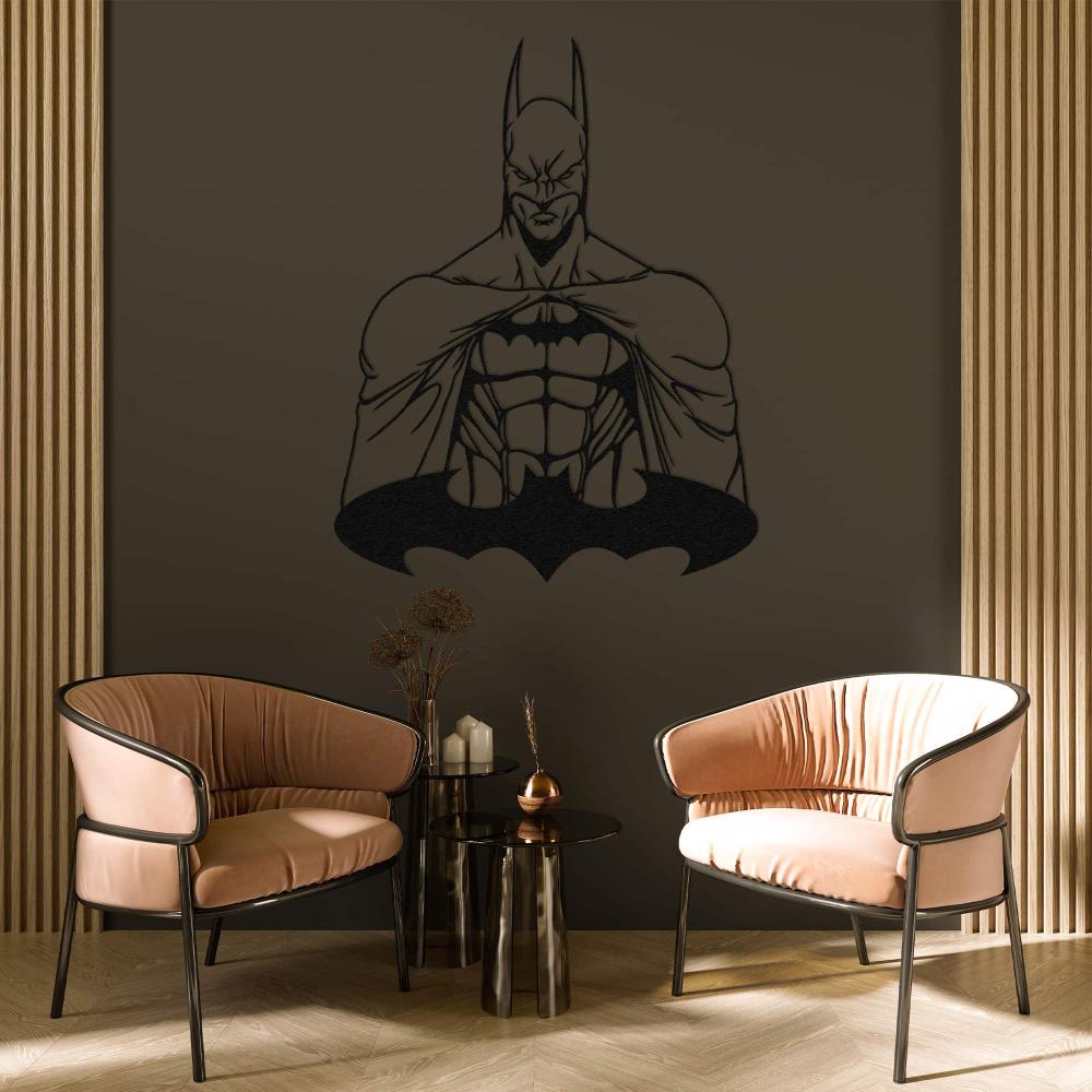 metal batman decor gamer