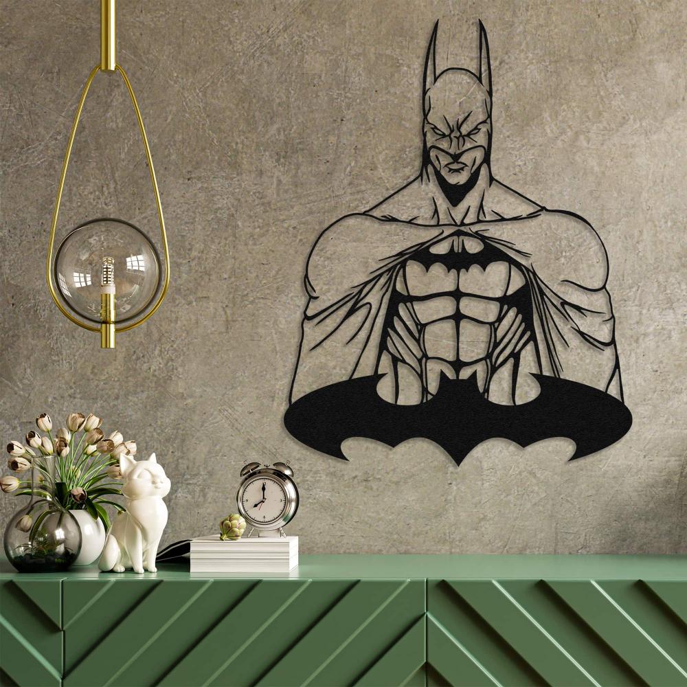 metal batman decor