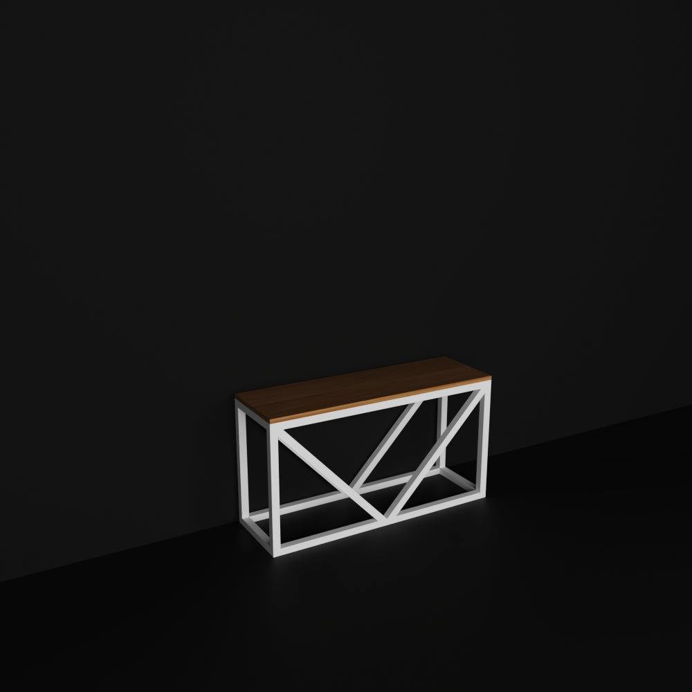 metal log holder with bench white