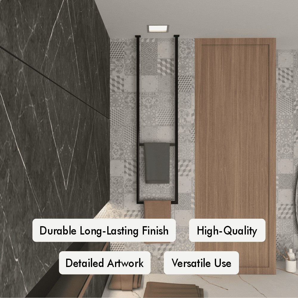 Ceiling Double Towel Rack