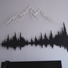 mountain and forest metal art 