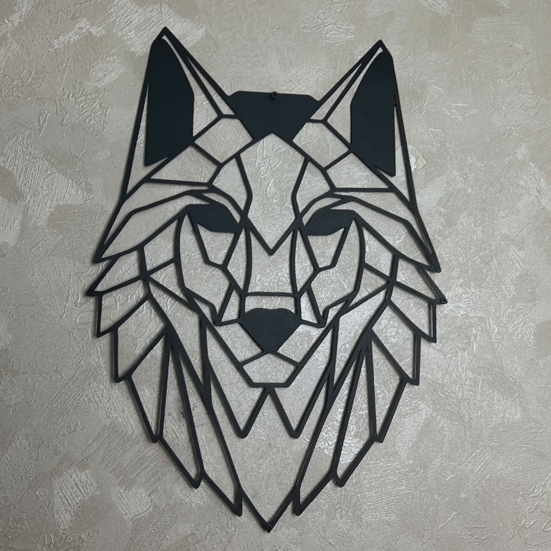 alpha wolf metal wall art by vita home product overview