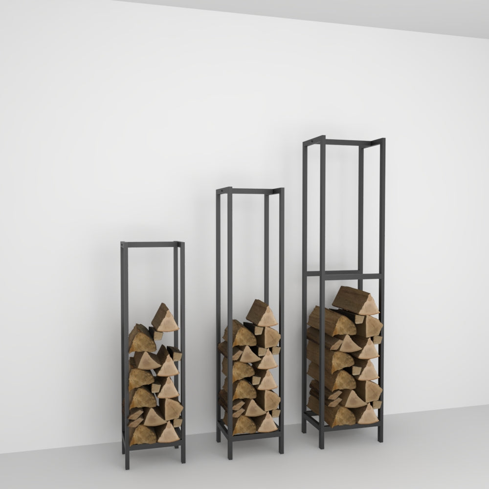 Vertical firewood rack sale