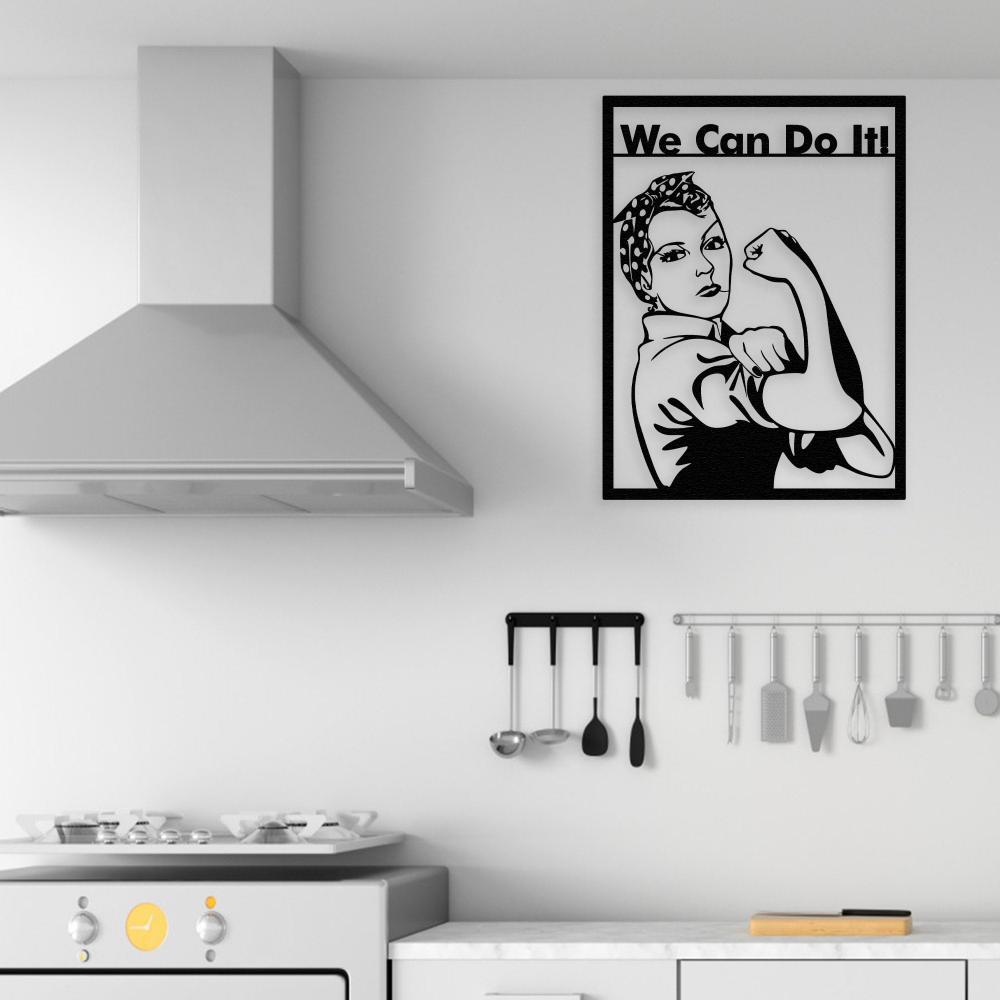 rosie the riveter metal wall art kitchen