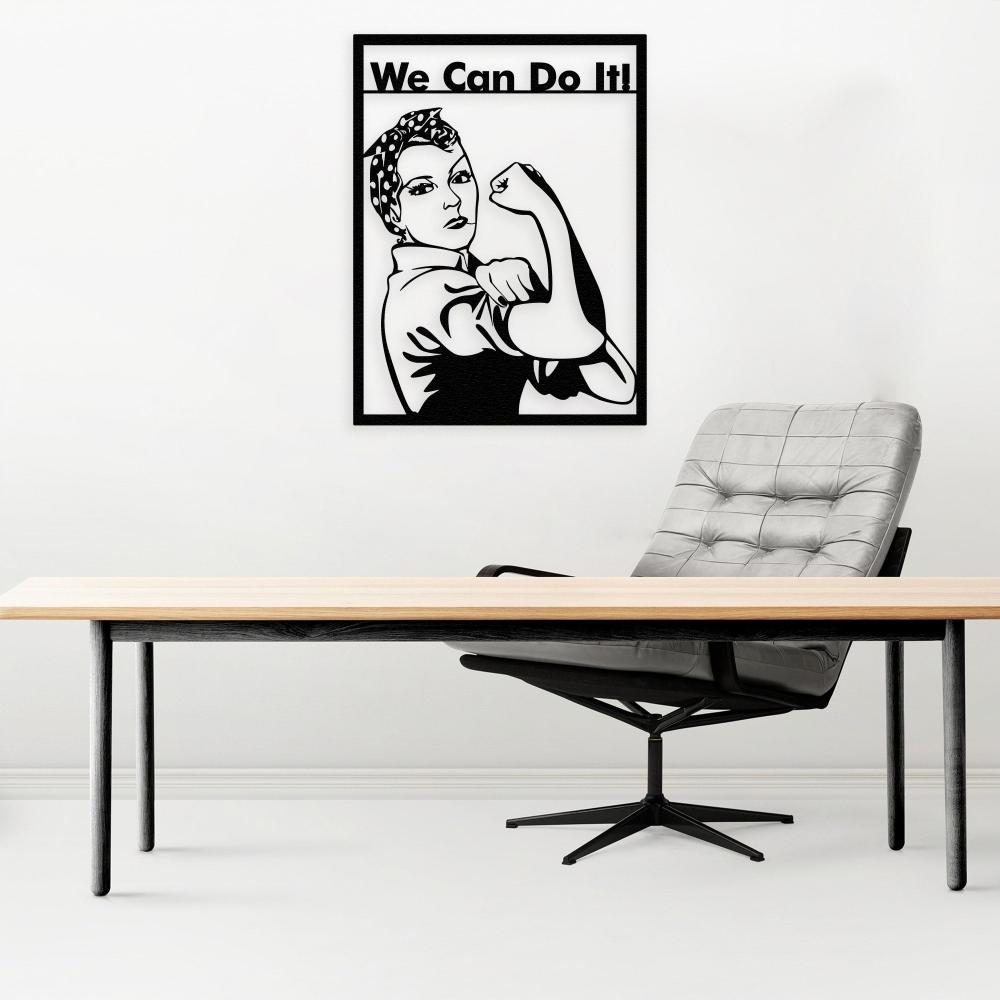 rosie the riveter metal wall art