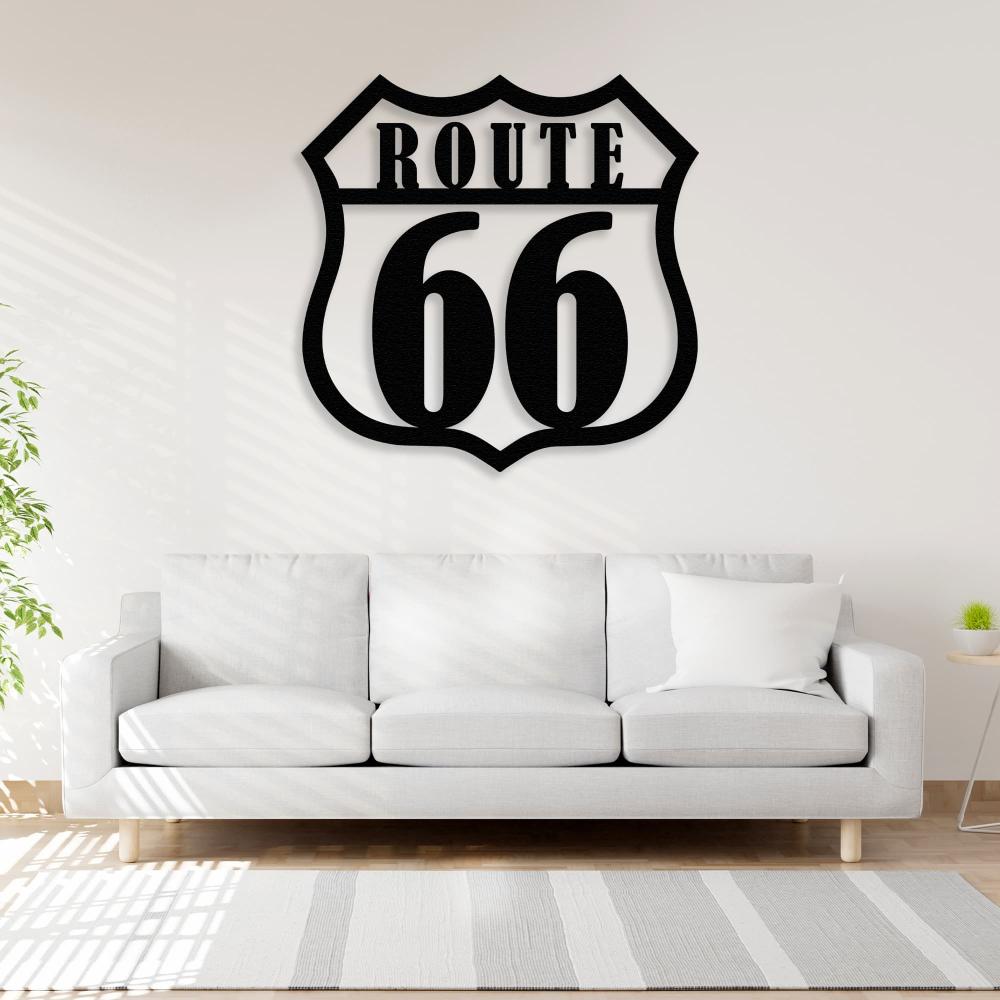 route 66 metal wall art 2