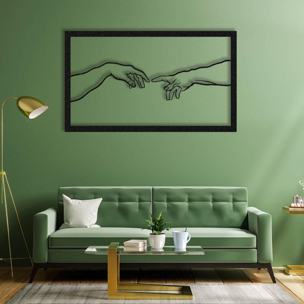 sacred creation of adam metal wall art Creazione di Adamo