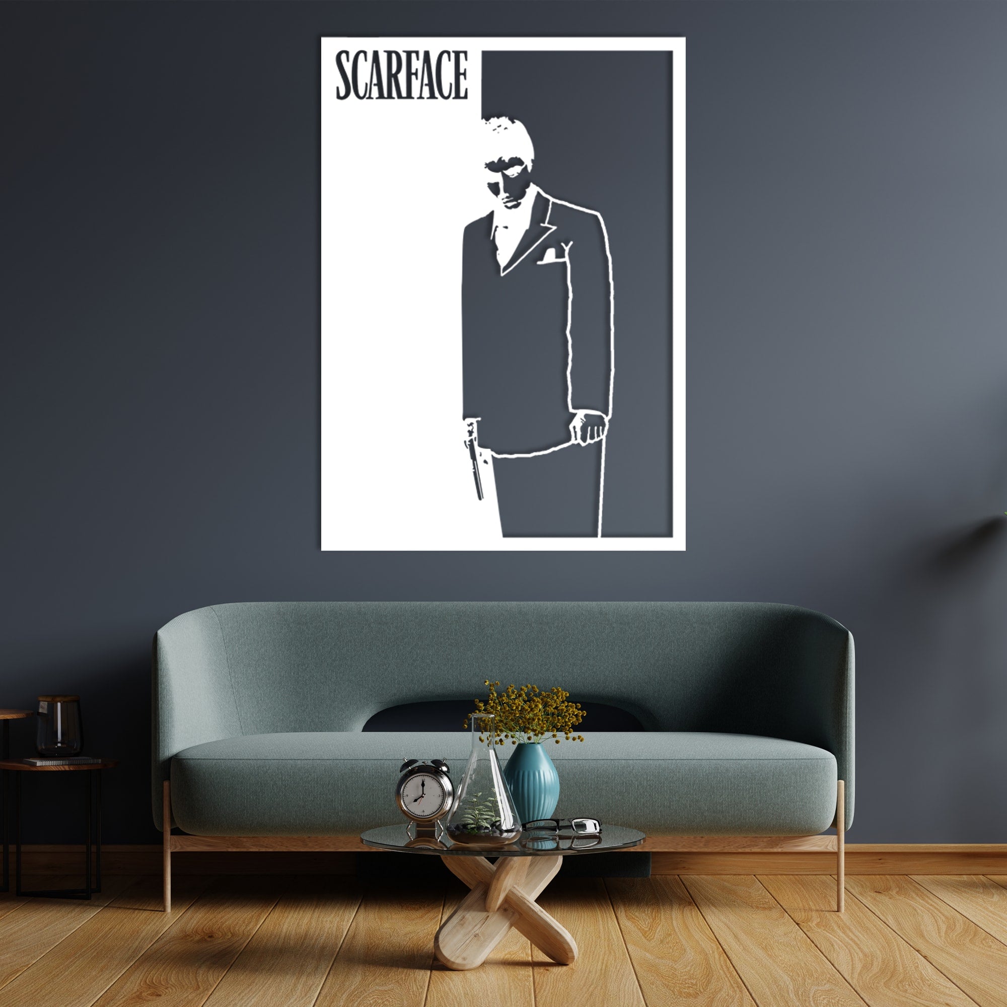 scarface movie decor white