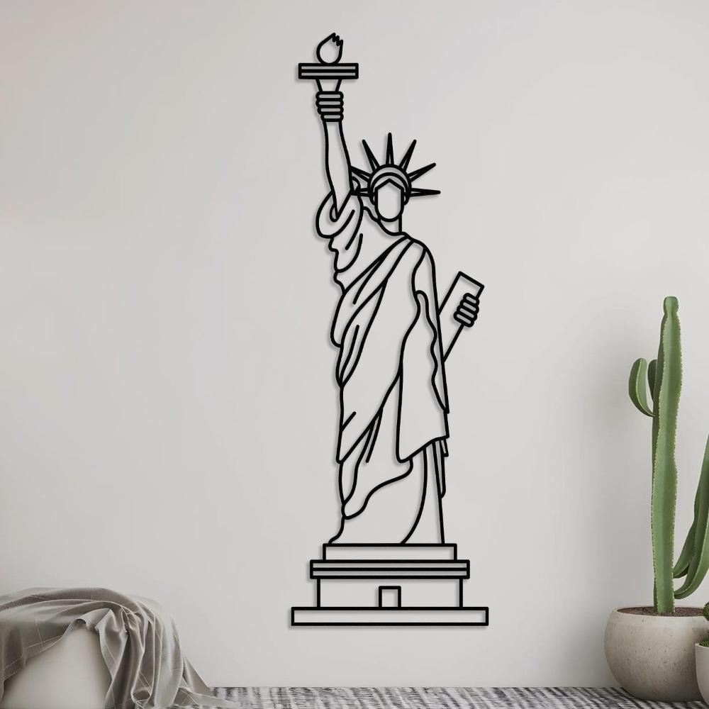 statue of liberty wall decor city