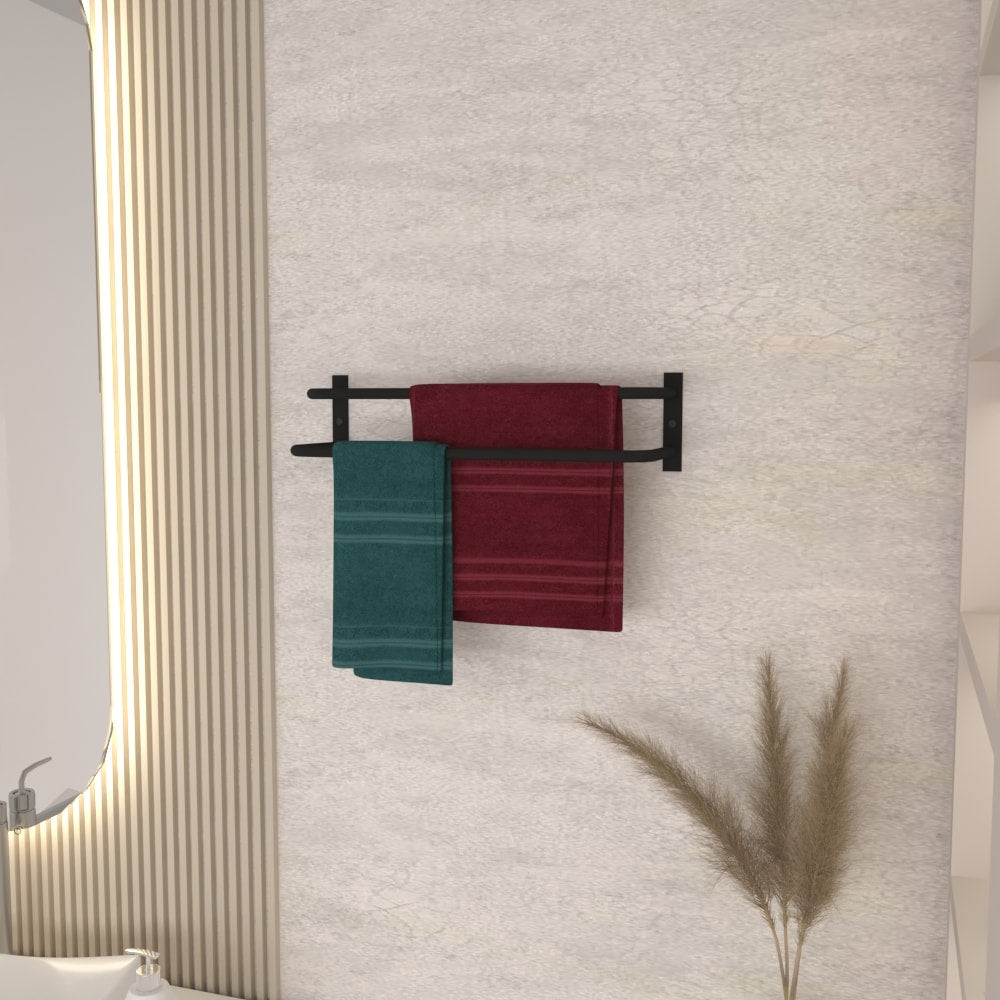 towel holder burgundy towel