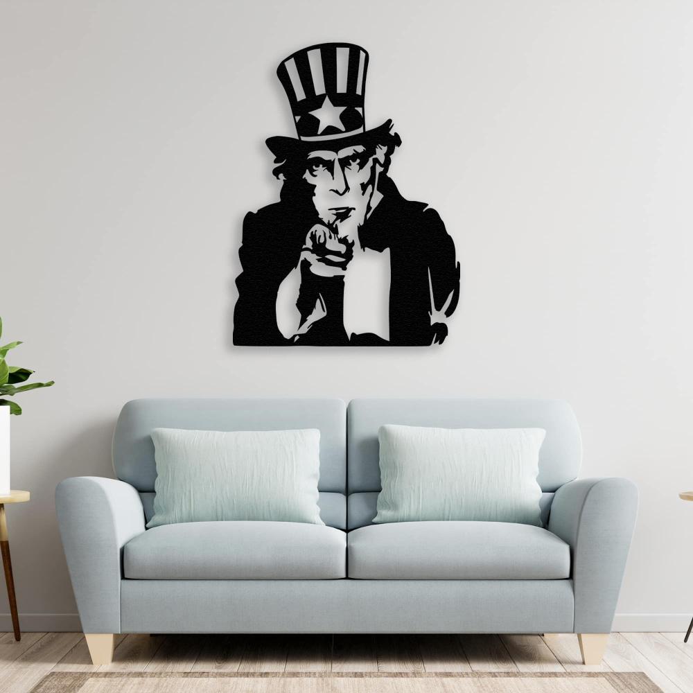 uncle sam metal wall art american decor