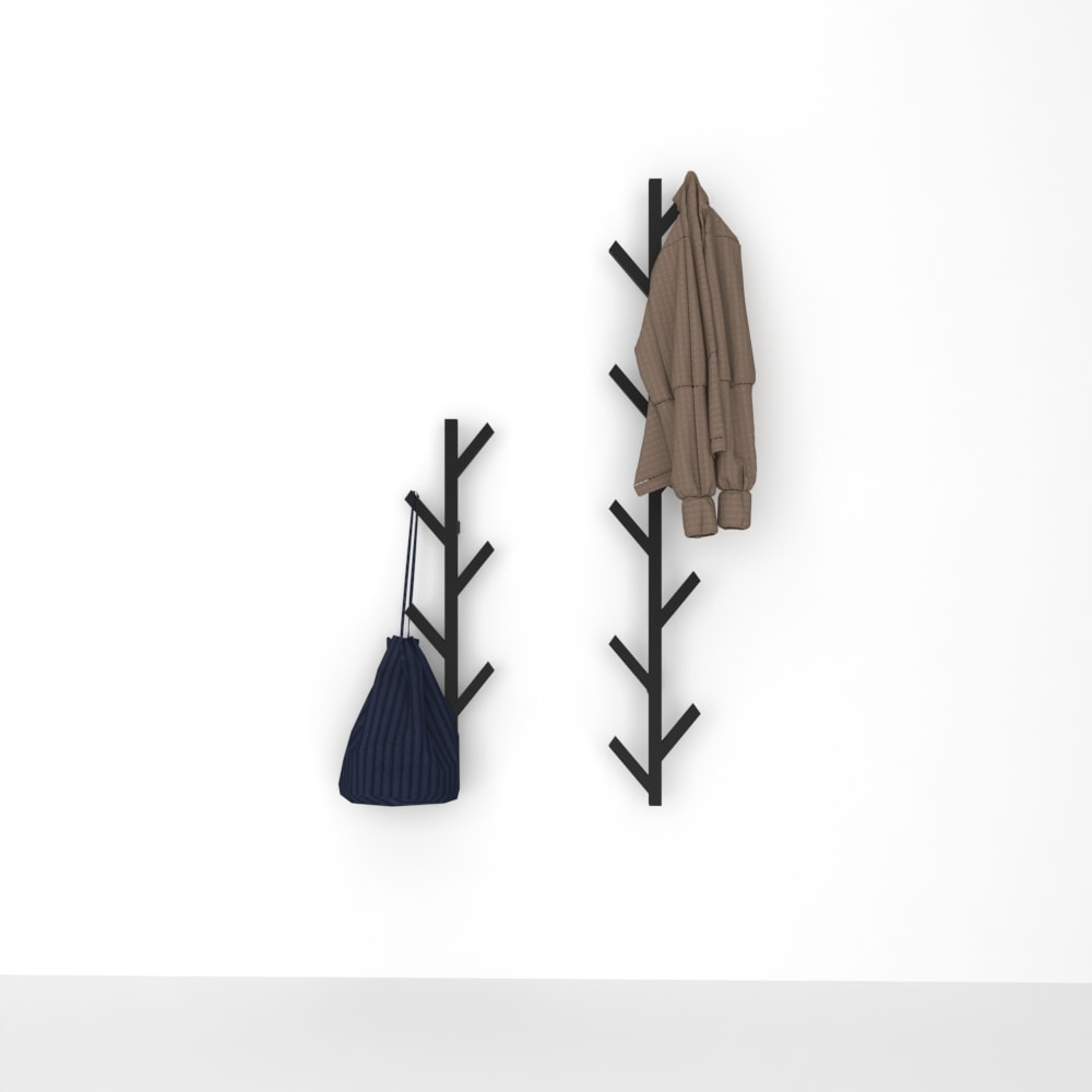 wall mounted tree shaped coat rack