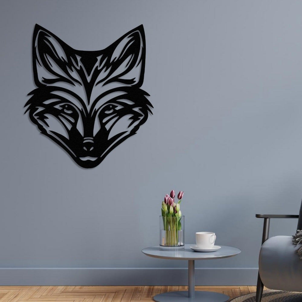 wild fox wall art 